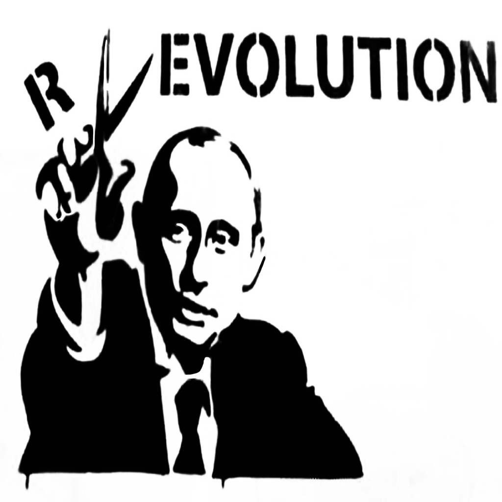 Putin stencil