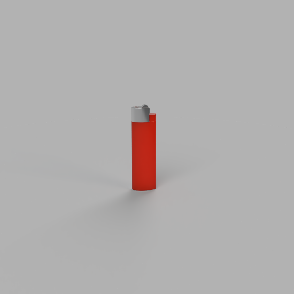 Mini Bic Lighter up to Scale