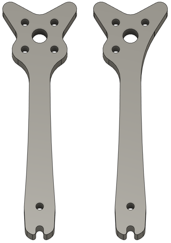OpenRacer XV Style Arms