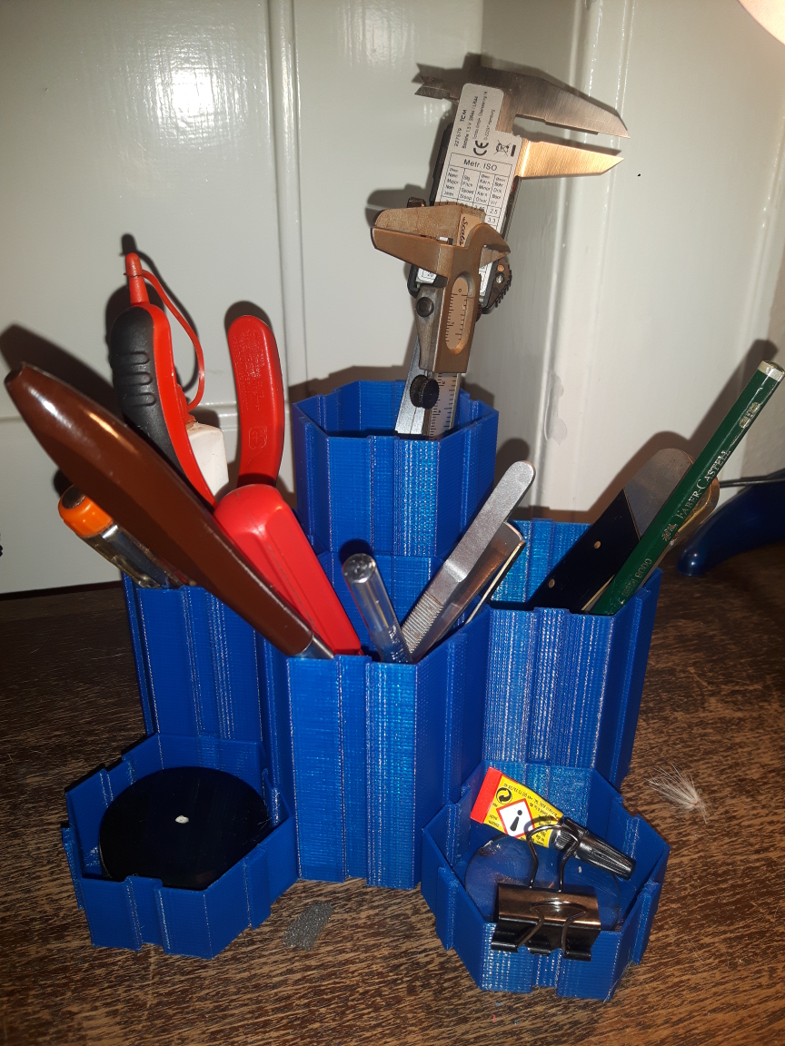 Modular Pencil/Tool boxes for Desktop