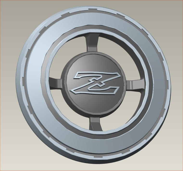 240Z side pillar emblem