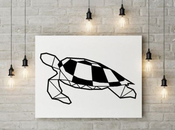Turtle wall art