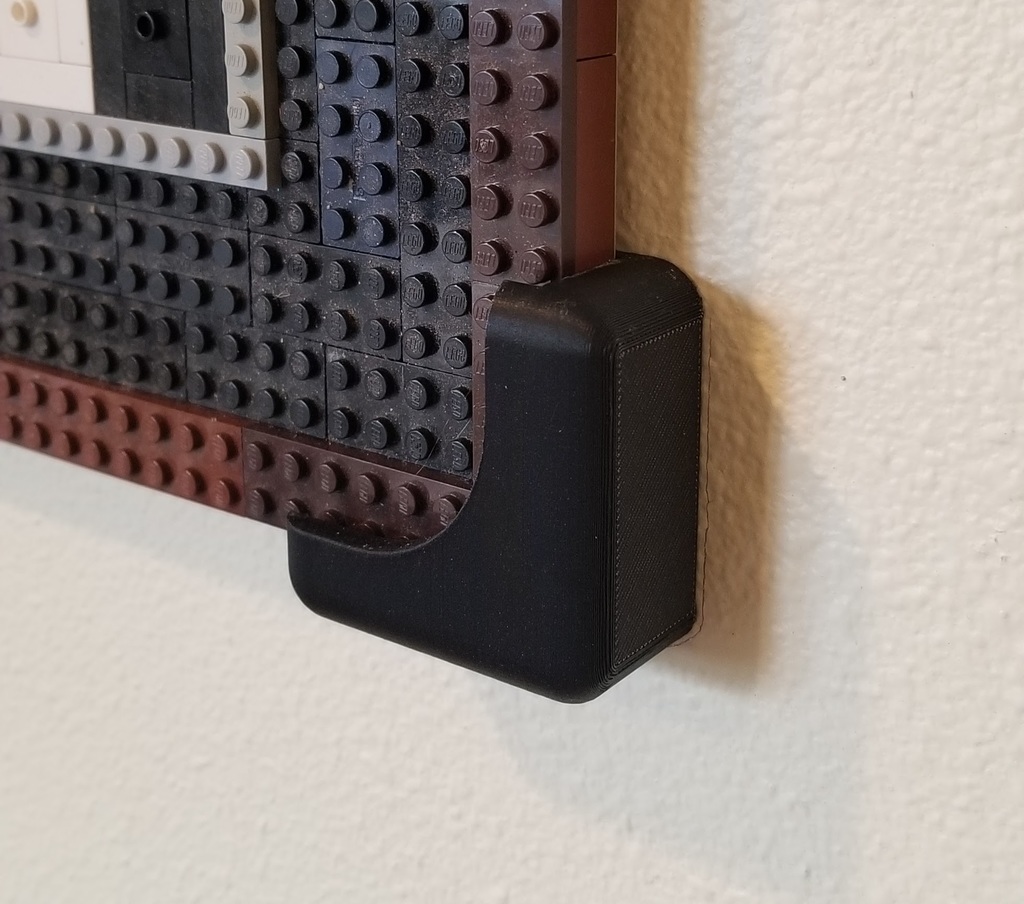 Wall bracket for Lego Base Plate