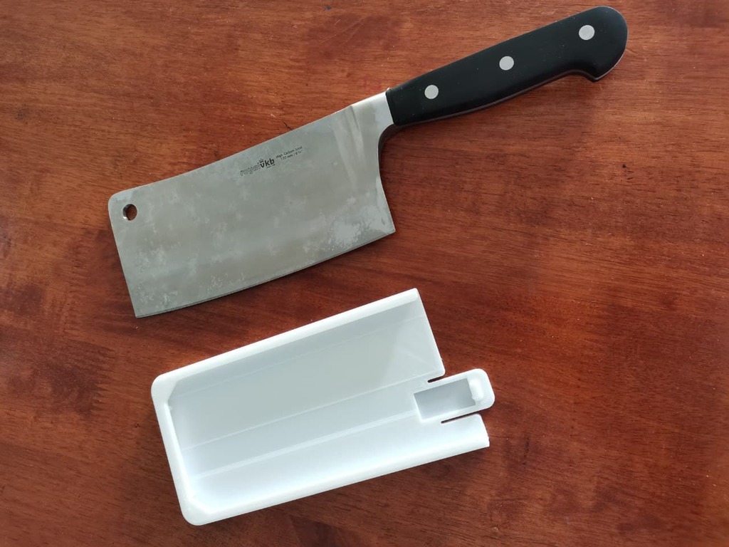 Kitchen cleaver knife sheath