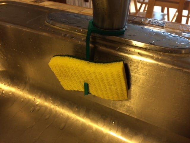Sponge holder for sink