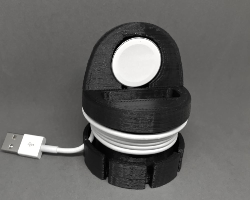 Apple Watch Travel Charging Stand and Cord Organizer