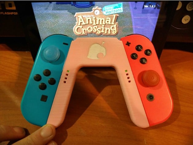 PowerA Joy-Con Comfort Grip for Nintendo Switch - Animal Crossing 