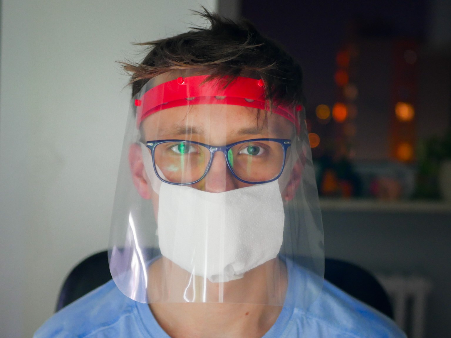 Simple Face Shield With Laminating Foil