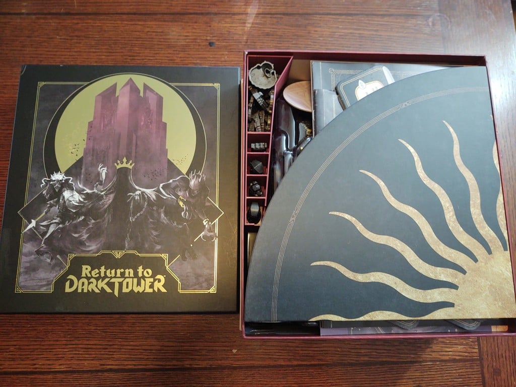 Return to Dark Tower all-in organizer & insert, all expansions in the core box