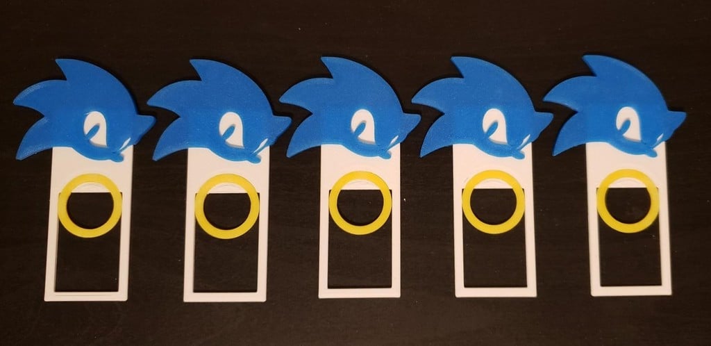 Sonic the Hedgehog bookmark