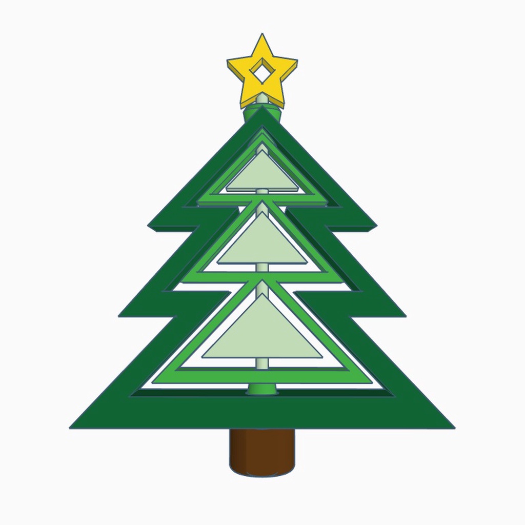 Christmas Tree Spinner Ornament (PIP)