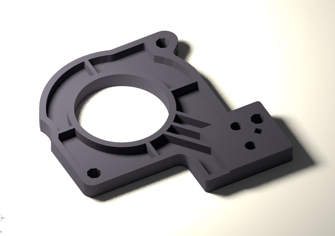 FlashForge Creator Pro side blower fan bracket mount