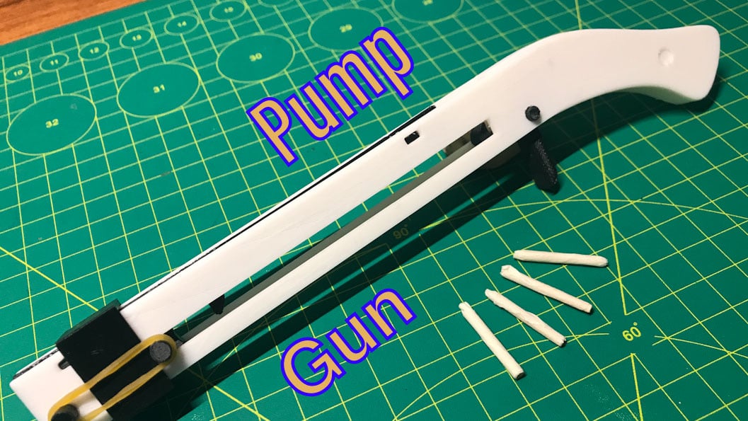 Mini Pump Slingshot Gun
