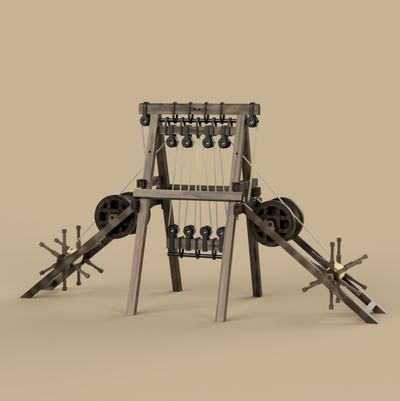 거중기(擧重器, geojunggi) - Korean traditional crane