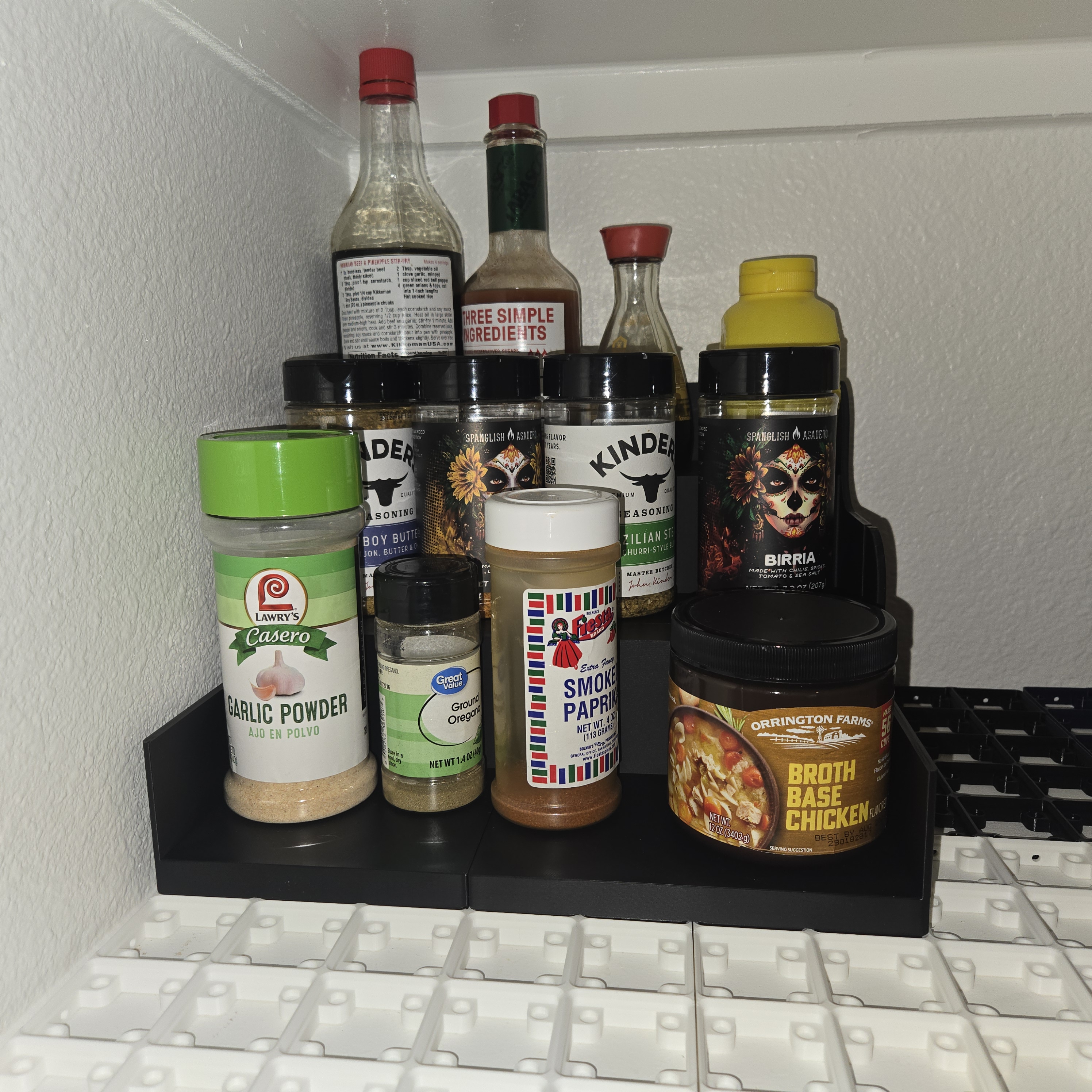 Gridfinity Spice Shelf 7x7