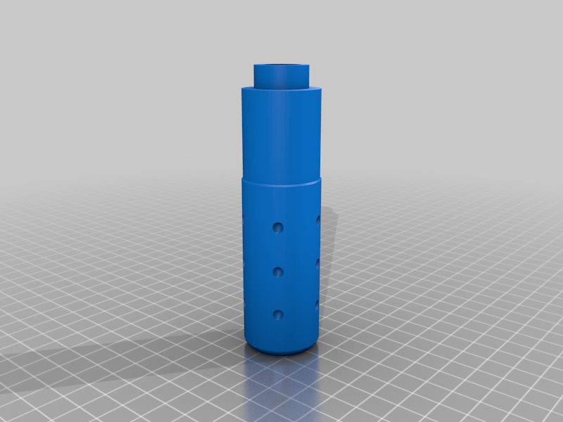 Stubby supressor with integrated baffles 14CCW