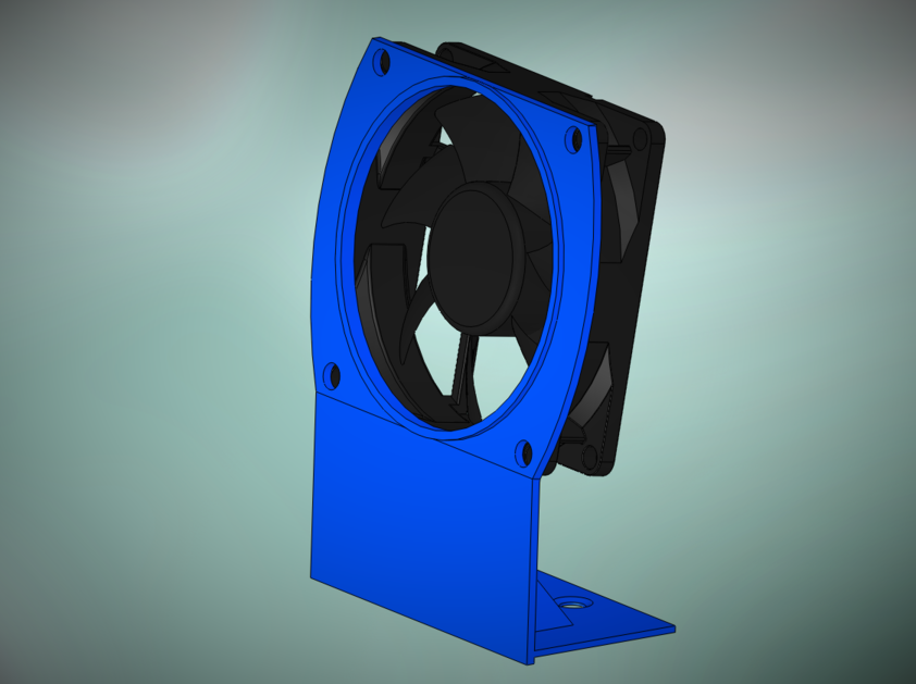 Model and bed cooling fan for Artillery Sidewinder X1 3D printer