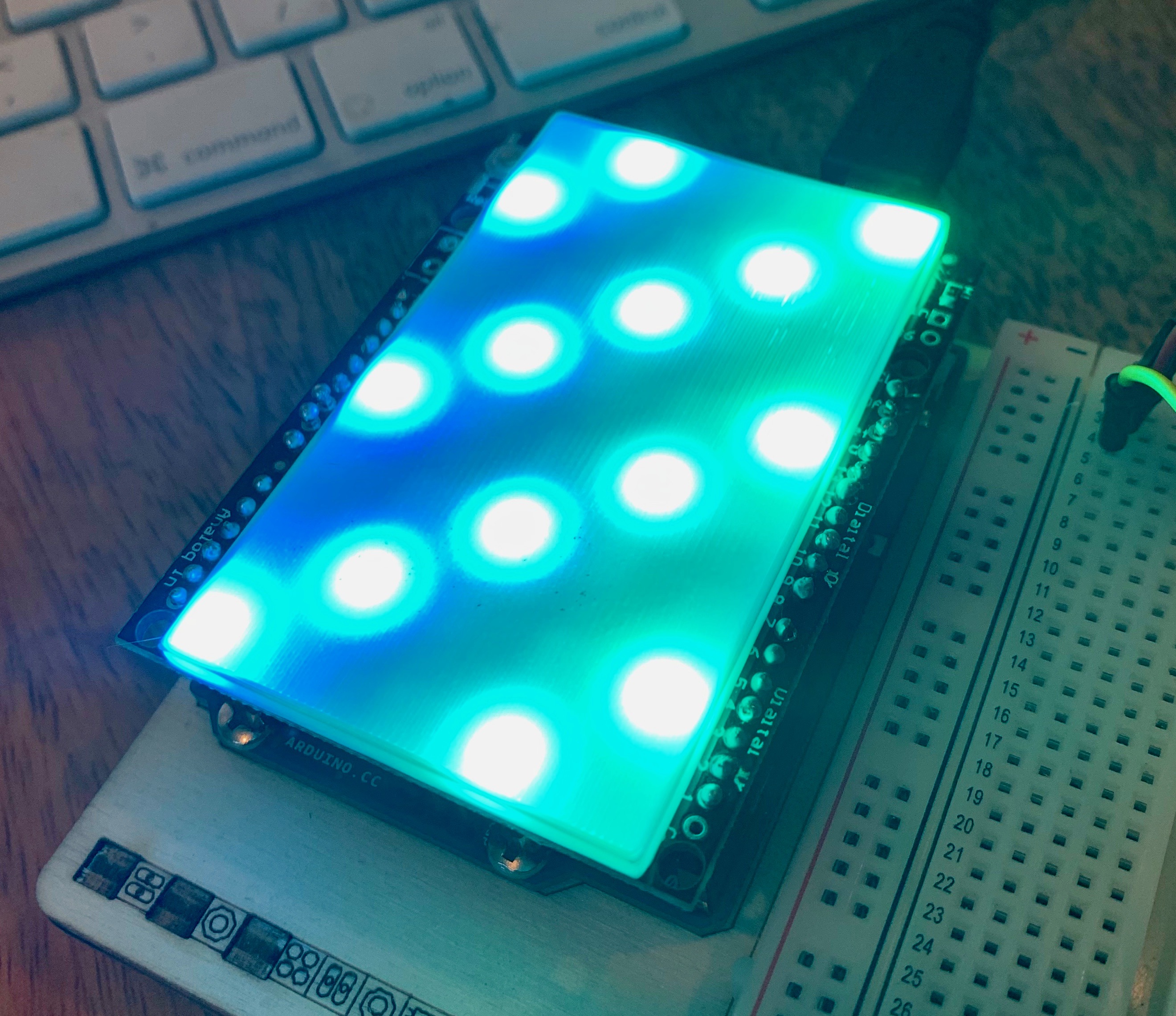 Neopixel Shield Diffuser