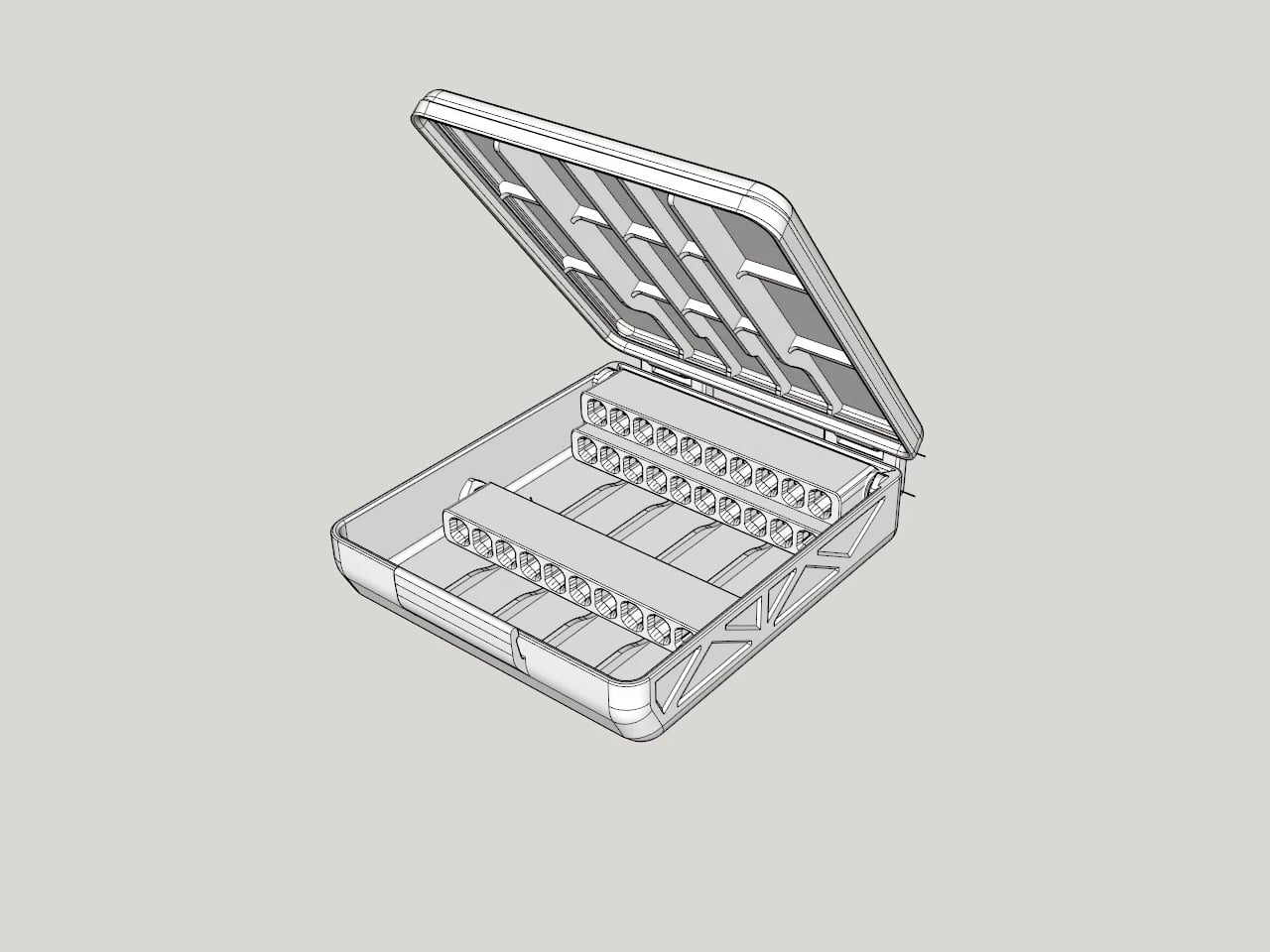 Bit holder case 30pcs 1/4" HEX