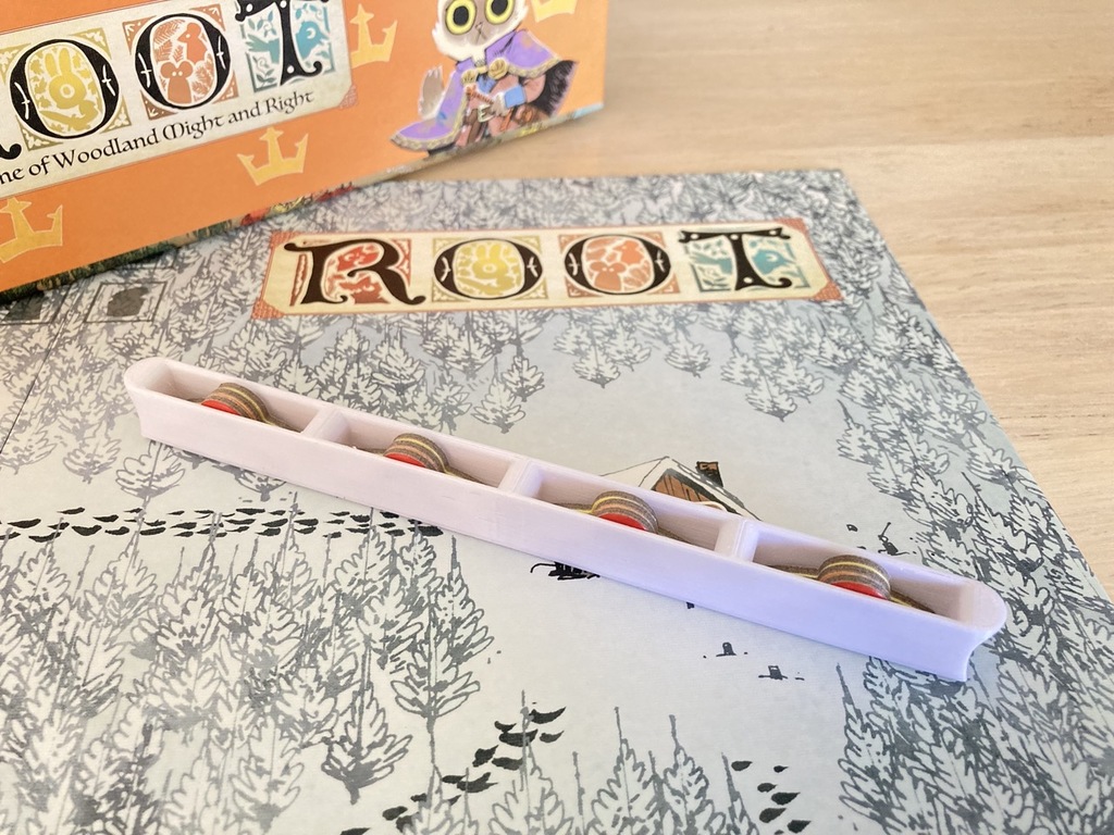 ROOT Board game clearing markers holder