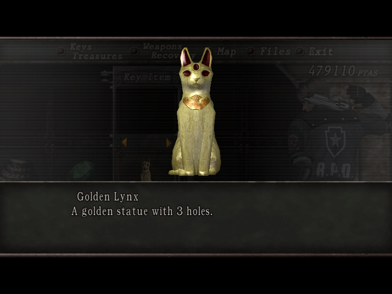 Resident Evil 4 Golden Lynx Statue