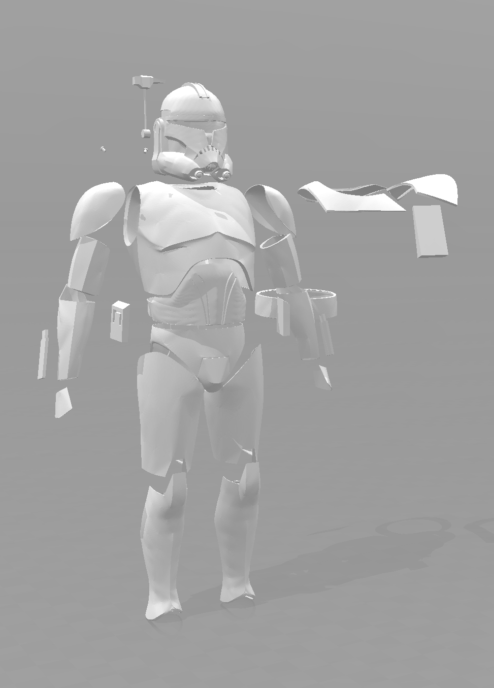 Captain Rex Helmet, Suit, Armour "Revision 2"