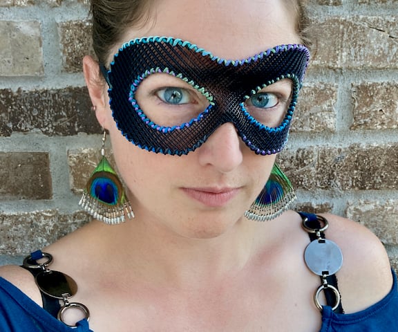 Masquerade Mask - Elastic or Tie On