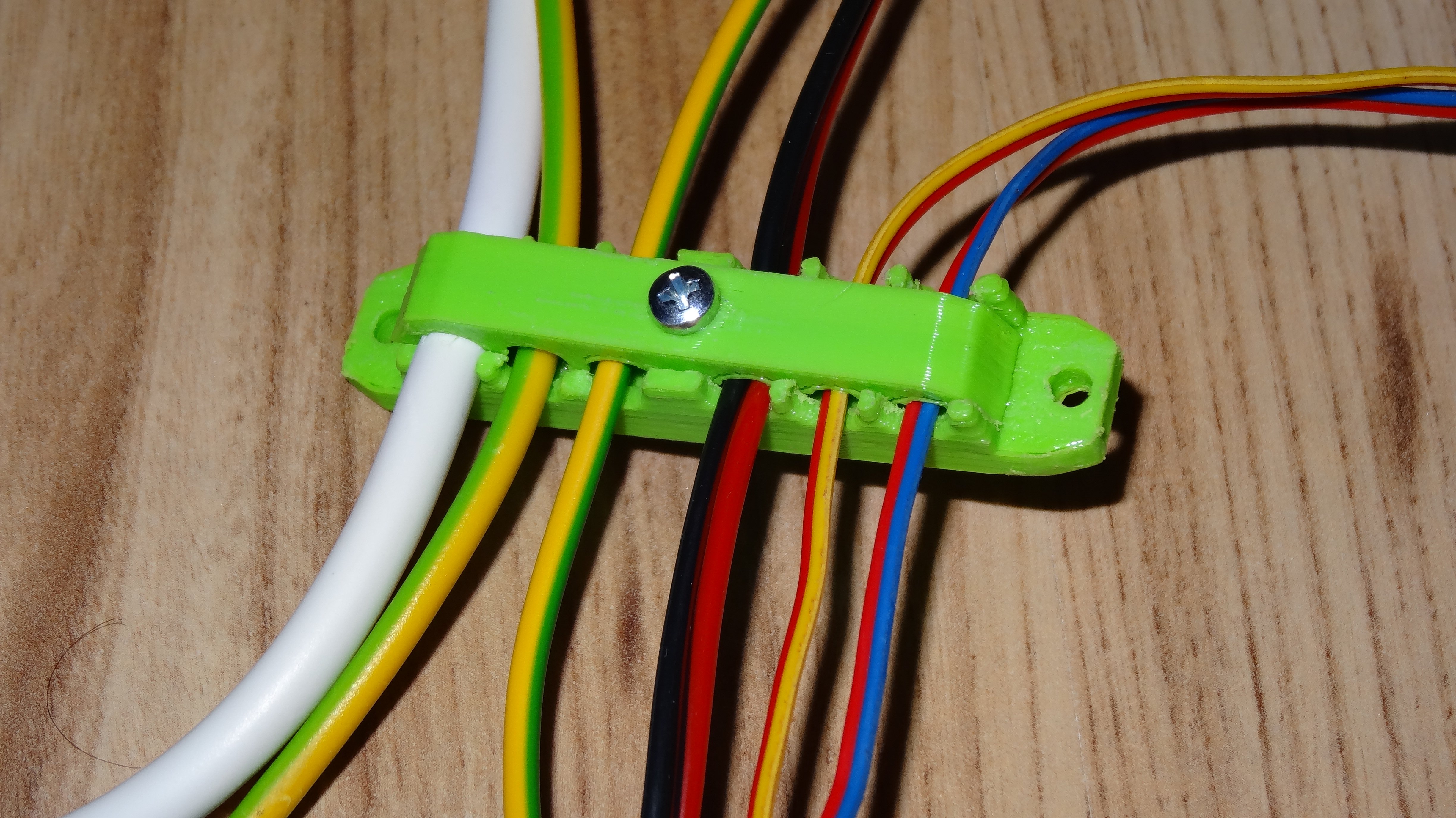 Wall cable organizer