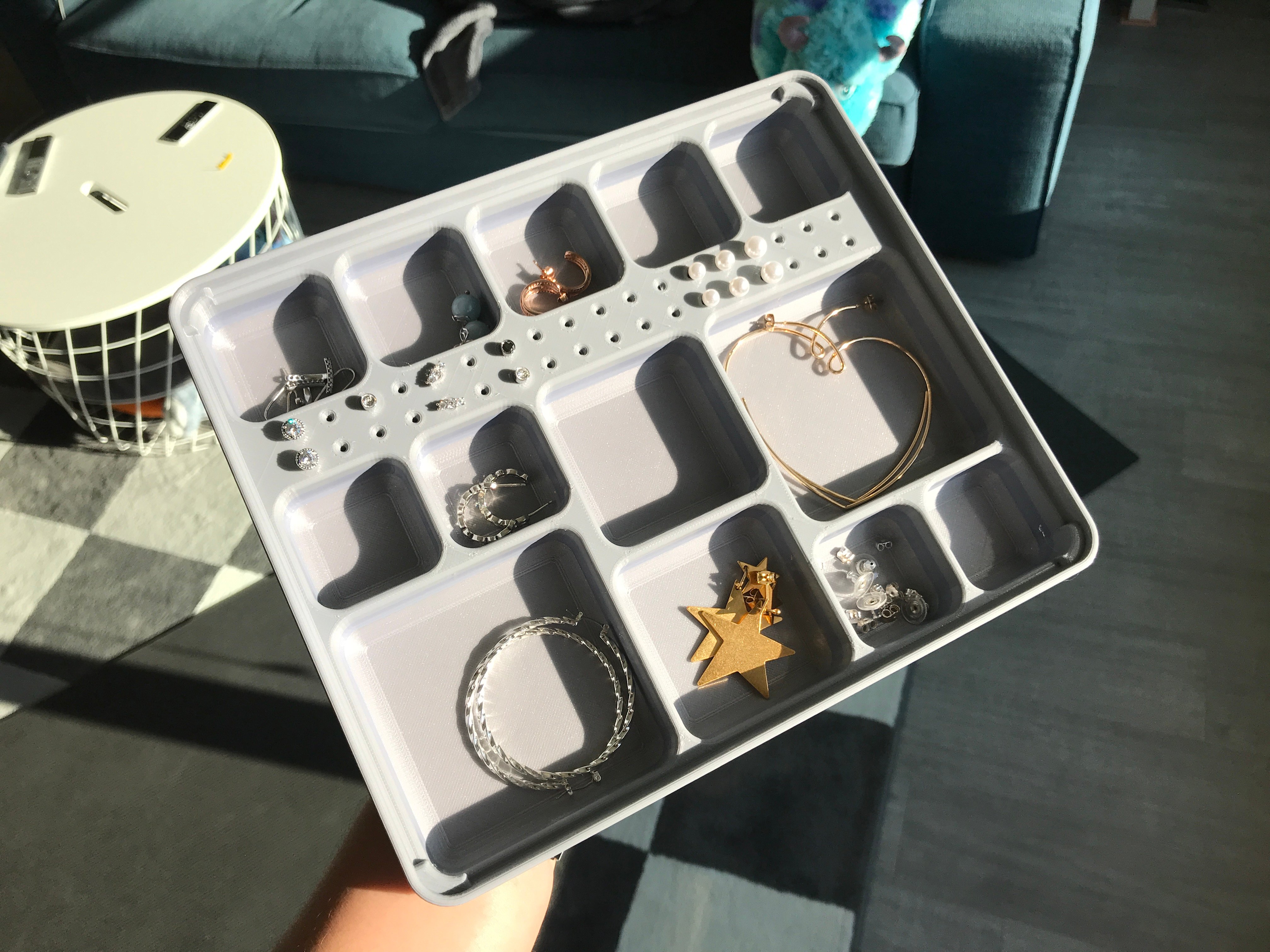 Stackable Earring Tray