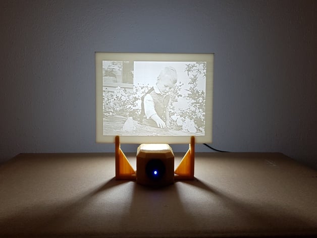 Ledstand For Your Own Lithophane Photo