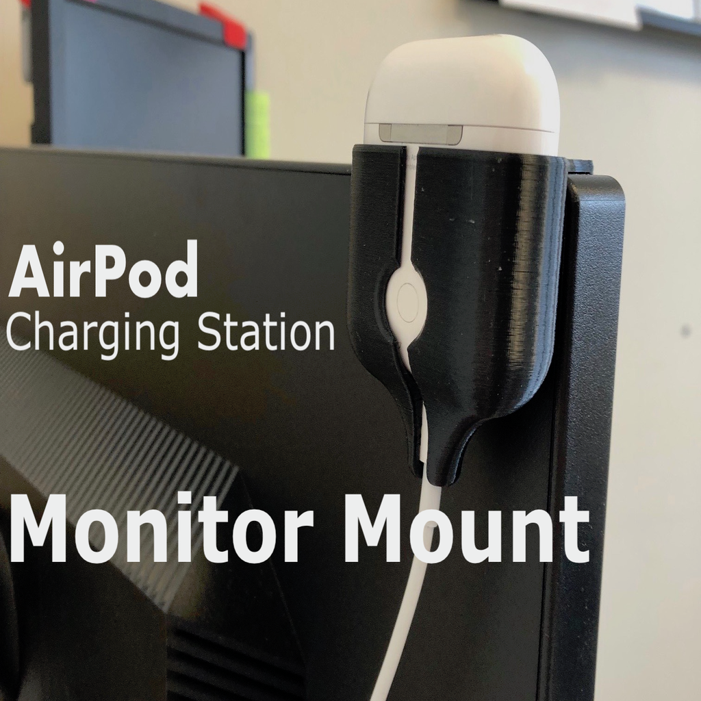 Air Pod Charging Station Monitor Mount