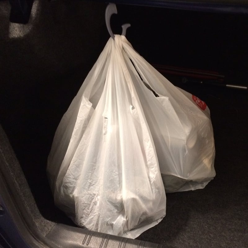 Car Trunk Grocery Bag Hook
