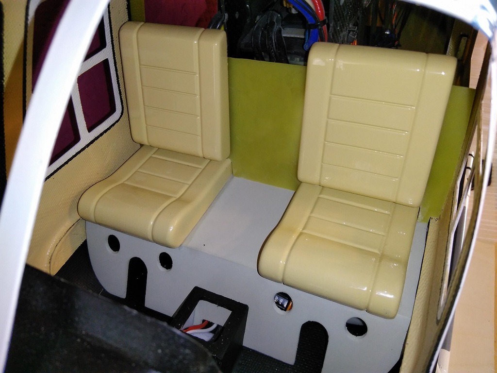 Jet Ranger Helicopter front seats for Funkey 600