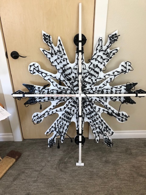 Ice Queen Pixel Snowflake 
