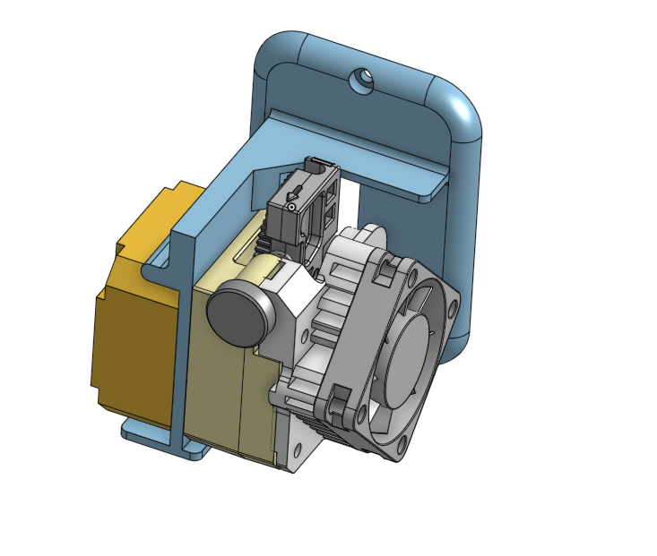 Titan Aero mount for X-Carriage [MK4]