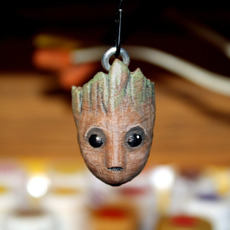 Baby Groot Head Chain Pull / Keychain
