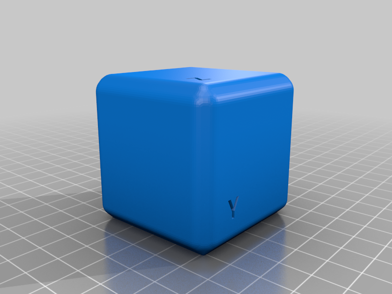 50mm Smoother Calibration Cube