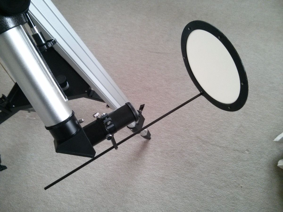Telescope Sun Screen for Projecting Images of the Sun