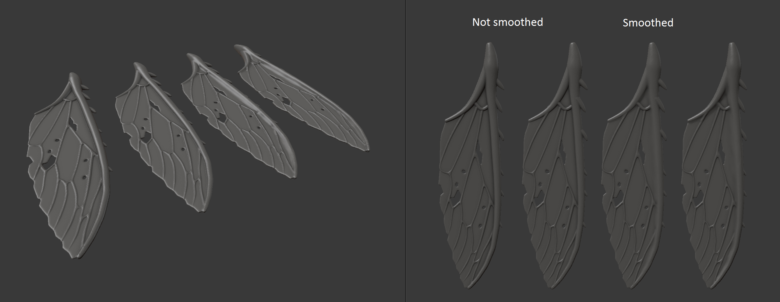 Dragon fly wings