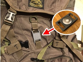 Apple AirTag MOLLE and Universal 25mm Webbing Mount