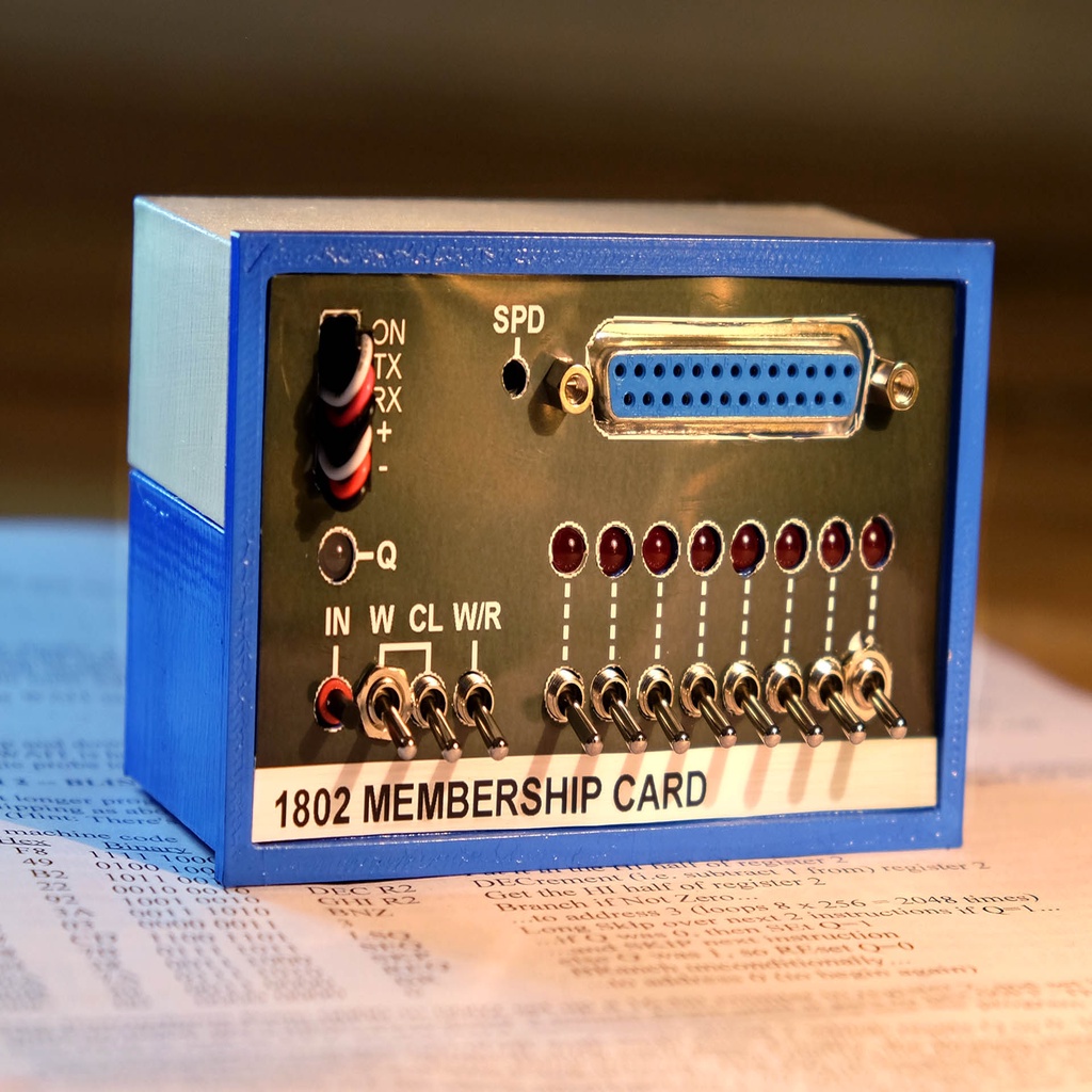 1802 Membership Card Altair 8800 Case