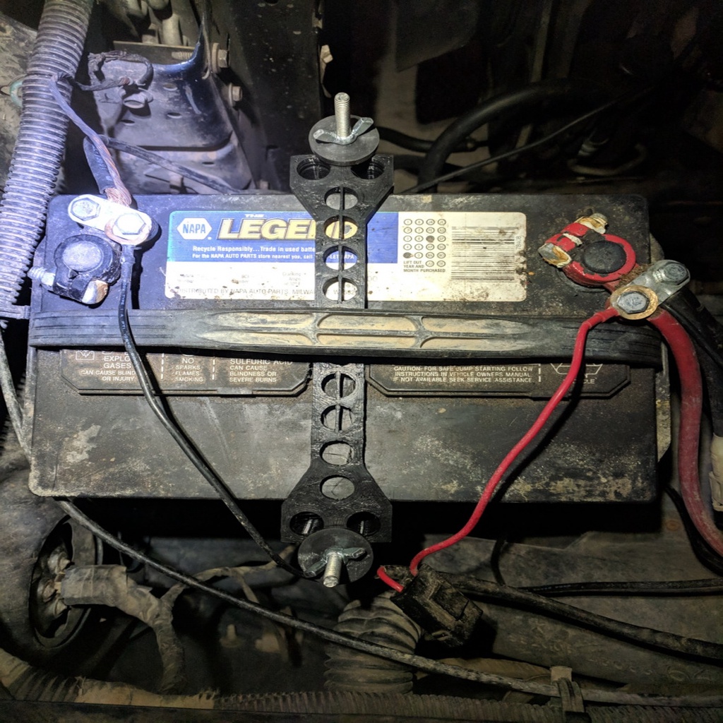 12V Car Battery Tie Down