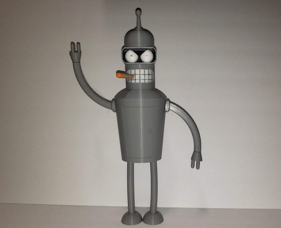 Bender Bending Rodriguez from Futurama Model