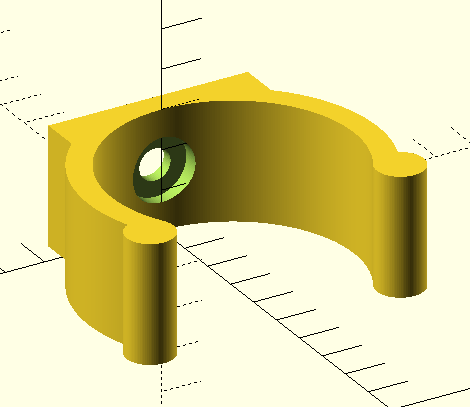Parametric Cylinder Clip / U Clip