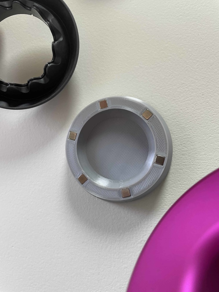 Dyson-hair dryer accessories magnetic wall mount