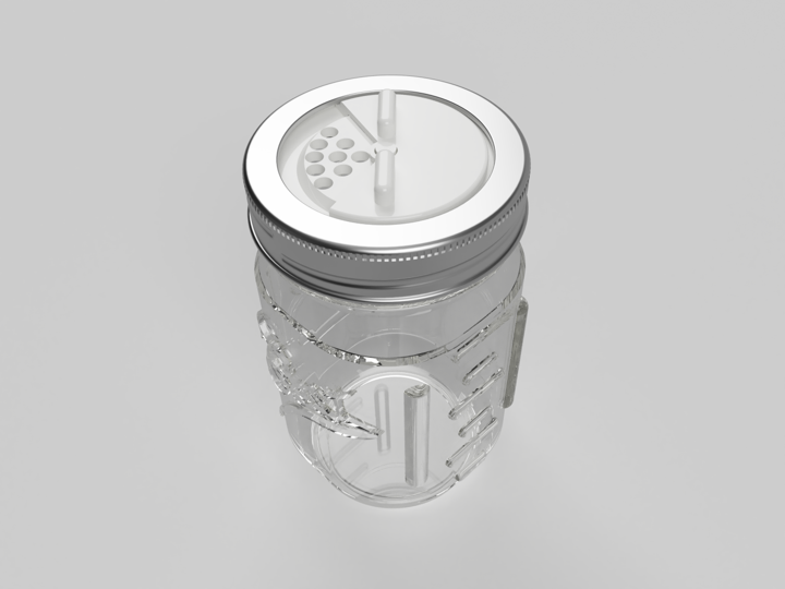 Dispenser for Glass Jar