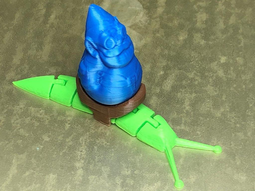Slug Saddle for Gnome Weeble
