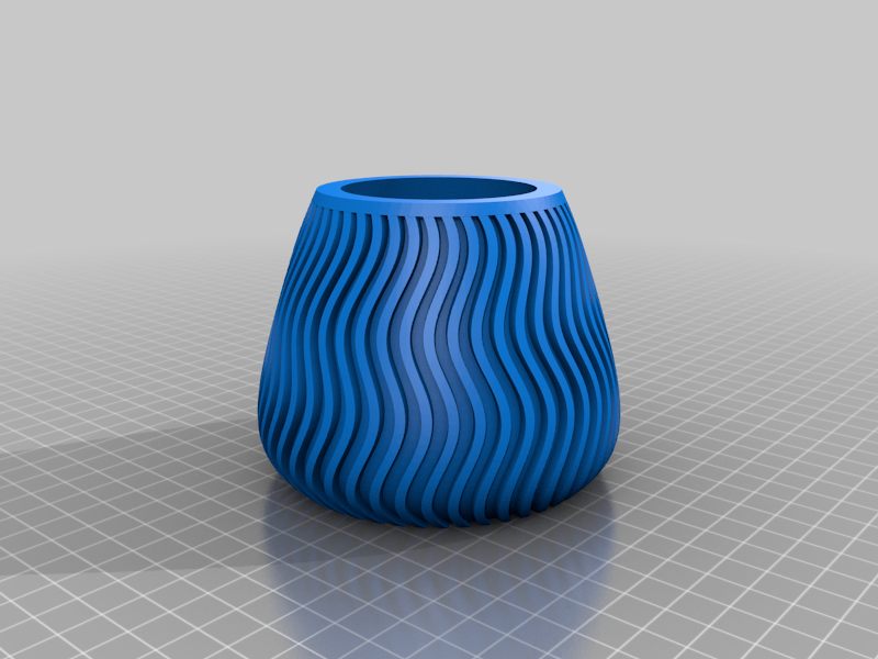 Wavy Plant Pot