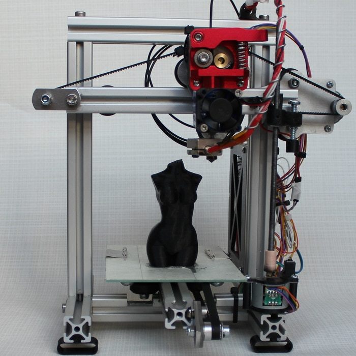 mEnder: A tiny metal frame 3D printer