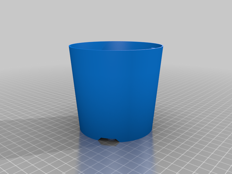 Plant pot with drainage - 100mm